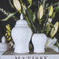 Coco Ceramic Vase & Diffuser Refill - Black Reeds